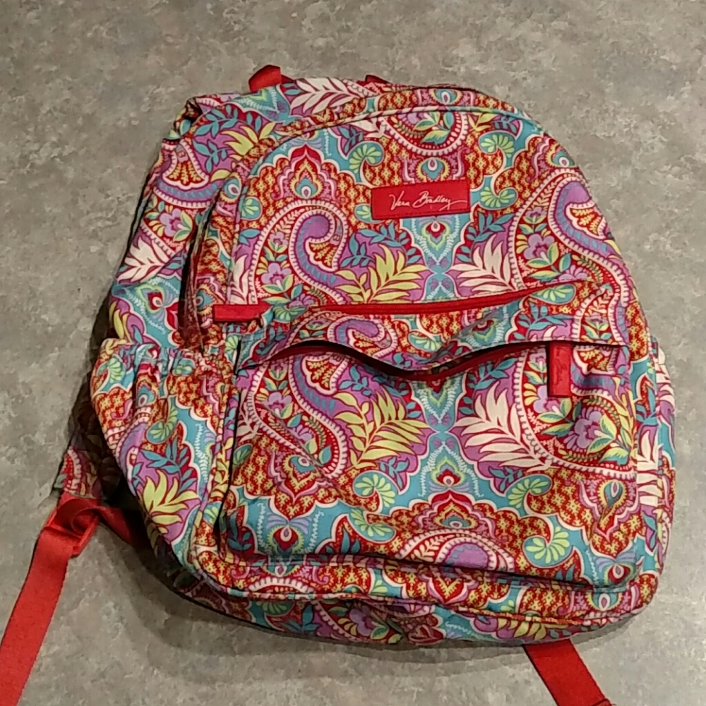 Vera Bradley Pink Paisley Backpack
